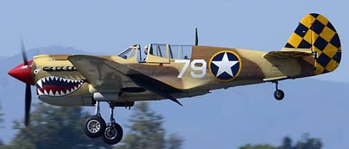 Curtiss P-40N Warhawk NL85104, August 17, 2013